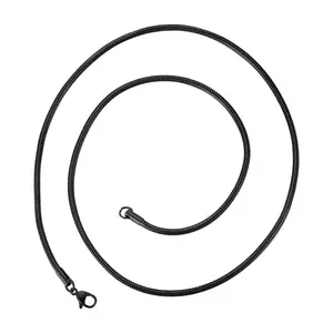 OIDEA Snake Bone Chain Necklace for Women Men Stainless Steel Wide Herringbone Necklace Layering Statement Unisex Birthday Gift Idea