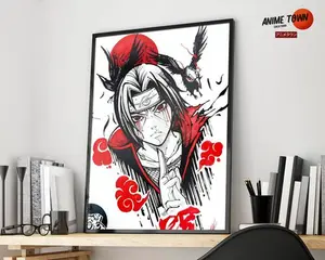 Itachi Genjutsu Portrait Poster