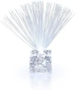 Set of 12 Light Up Mini White 5.5" Centerpieces for Tables