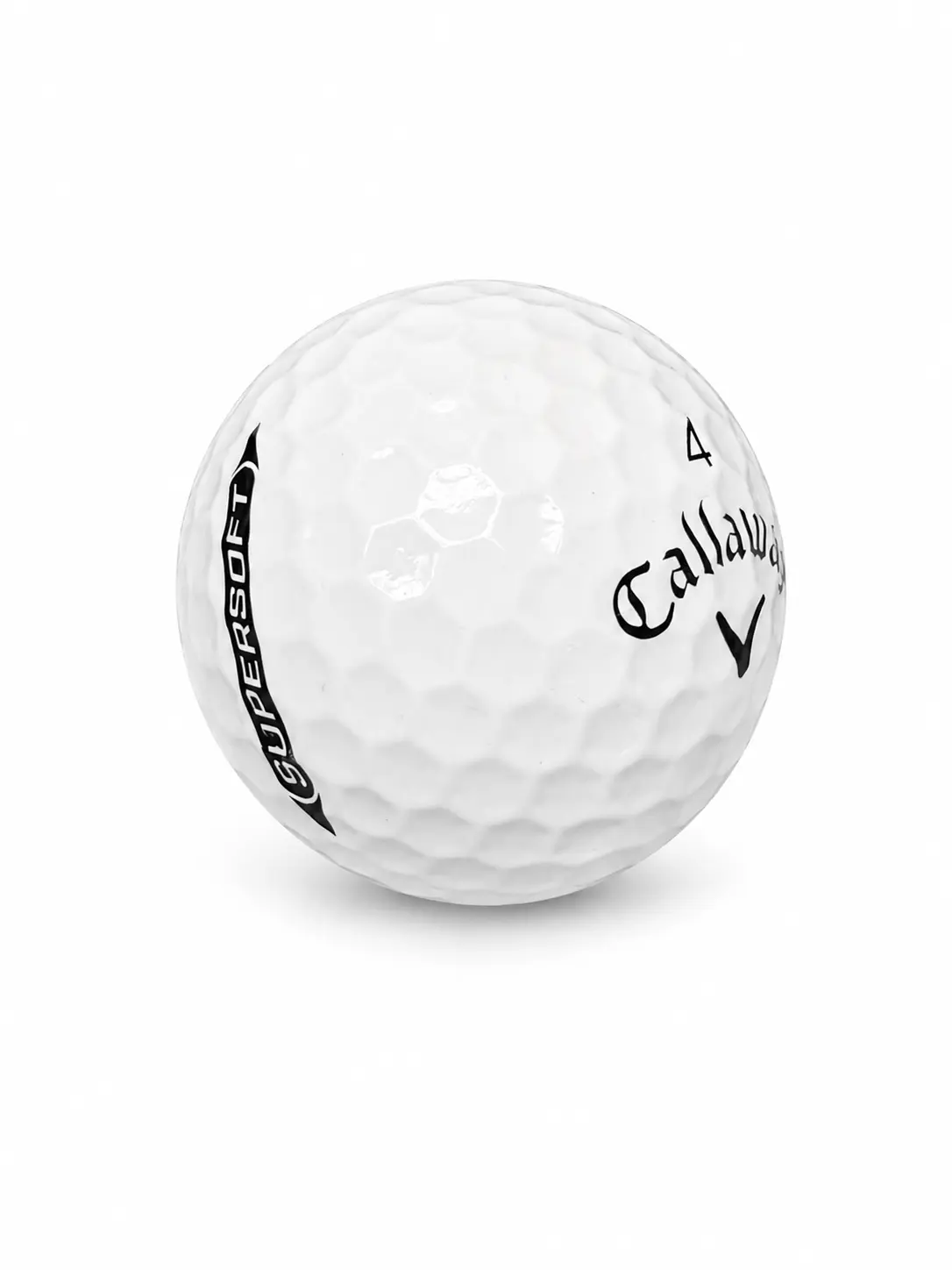 12 Pack Callaway Supersoft Used Golf Balls – Clean White AAAA Premium Golf Balls