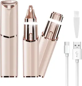 Electric eyebrow trimmer, painless automatic eyebrow trimmer, nose hair trimmer, rechargeable model