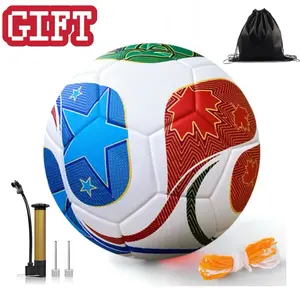 Size 5 Soccer Ball, Football Training Ball, Football Training Equipment for Youth Adults, Ball Sports Equipment for Indoor Outdoor Use