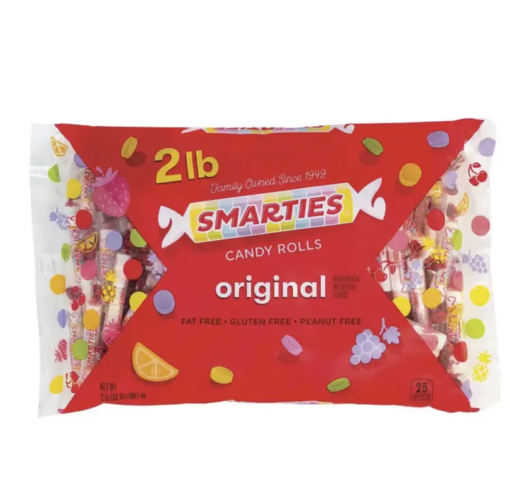 2 Lb. Fruit-Flavored Hard Candy Rolls - 120 Pc.
