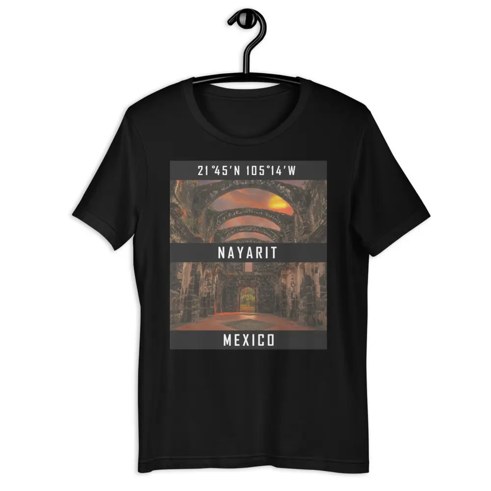 NAYARIT MEXICO COORDINATES  Unisex t-shirt