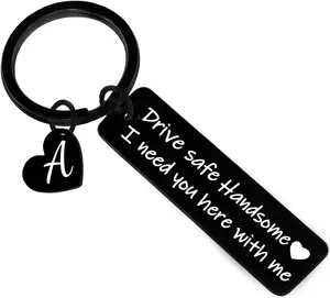 Nimteve Drive Safe Keychain - Handsome Gifts For Him, Dad, Husband, Boyfriend