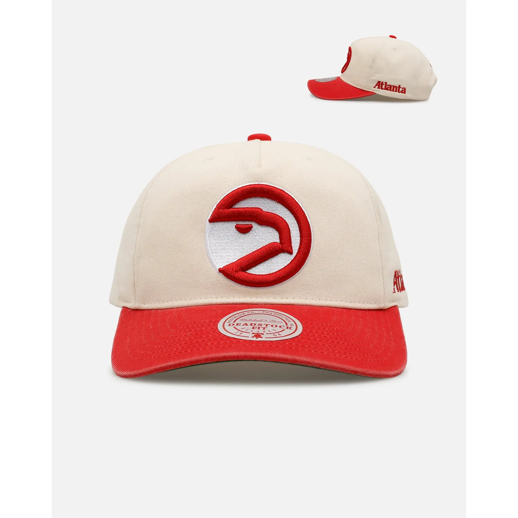 Mitchell & Ness Atlanta Hawks 'Washed Cotton' Deadstock Snapback Off White