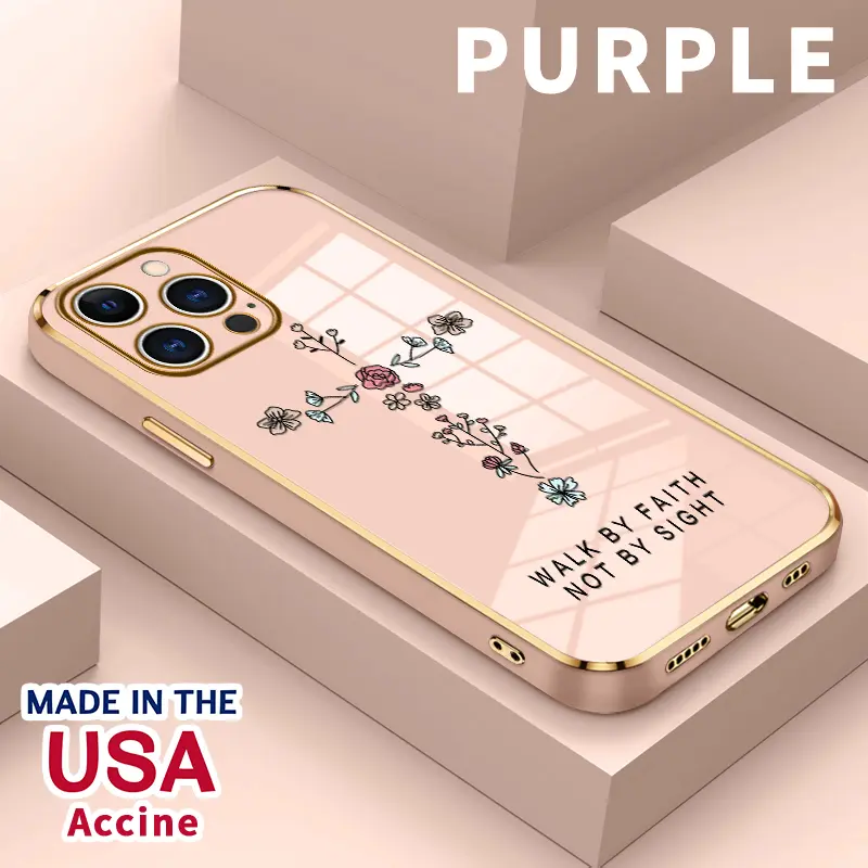 Luxury Electroplated Flowers Cross Pattern Phone Case for iPhone 16,15,14 Pro Max,13,12,11,XR,XS Plus - Soft TPU Silicone, Ultra Slim, Non-Slip, Anti-Drop, Durable Protection Cover, Mobile Phone Accessory