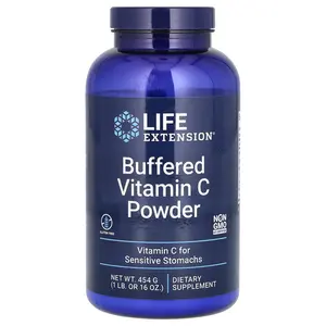 Life Extension Buffered Vitamin C Powder, 1 lb (454 g)