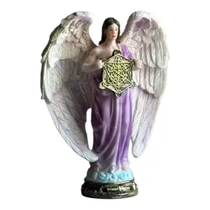 Arcangel Metatron 8" Inches Tall Saint Archangel Metatron Estatua Brand new Staue Warrior and protector Religious Decor