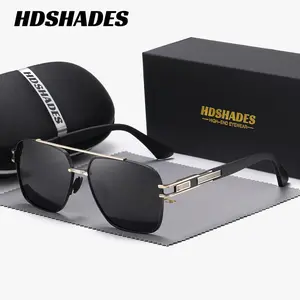 HDSHADES Unisex Exquisite Practical Polarized Full Frame Sunglasses Square Cycling Mountaineering Sunglasses UV400