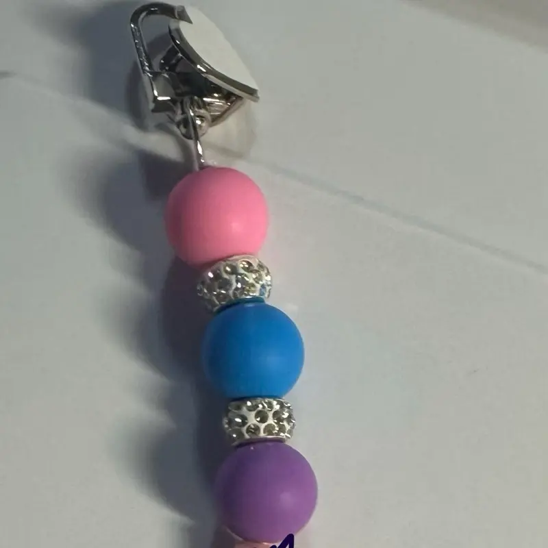 Custom beaded phone strap