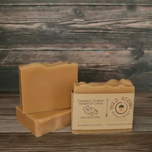Turmeric, Carrot, Ginger & Citrus Soap with Goat Milk