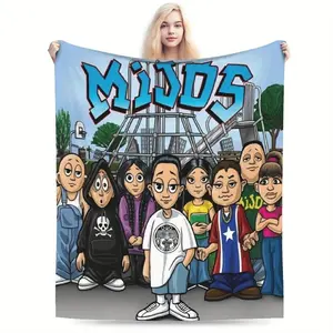 Homies Pattern Fleece Blanket Ultra Soft Flannel Cozy Warm All Season Bedroom Living Room Couch Sofa Office Travel Throw Decor Decorative Throw Perfect Birthday Gift Christmas Gift for Fans Men Women Homies Crew Lowrider Chicano Style