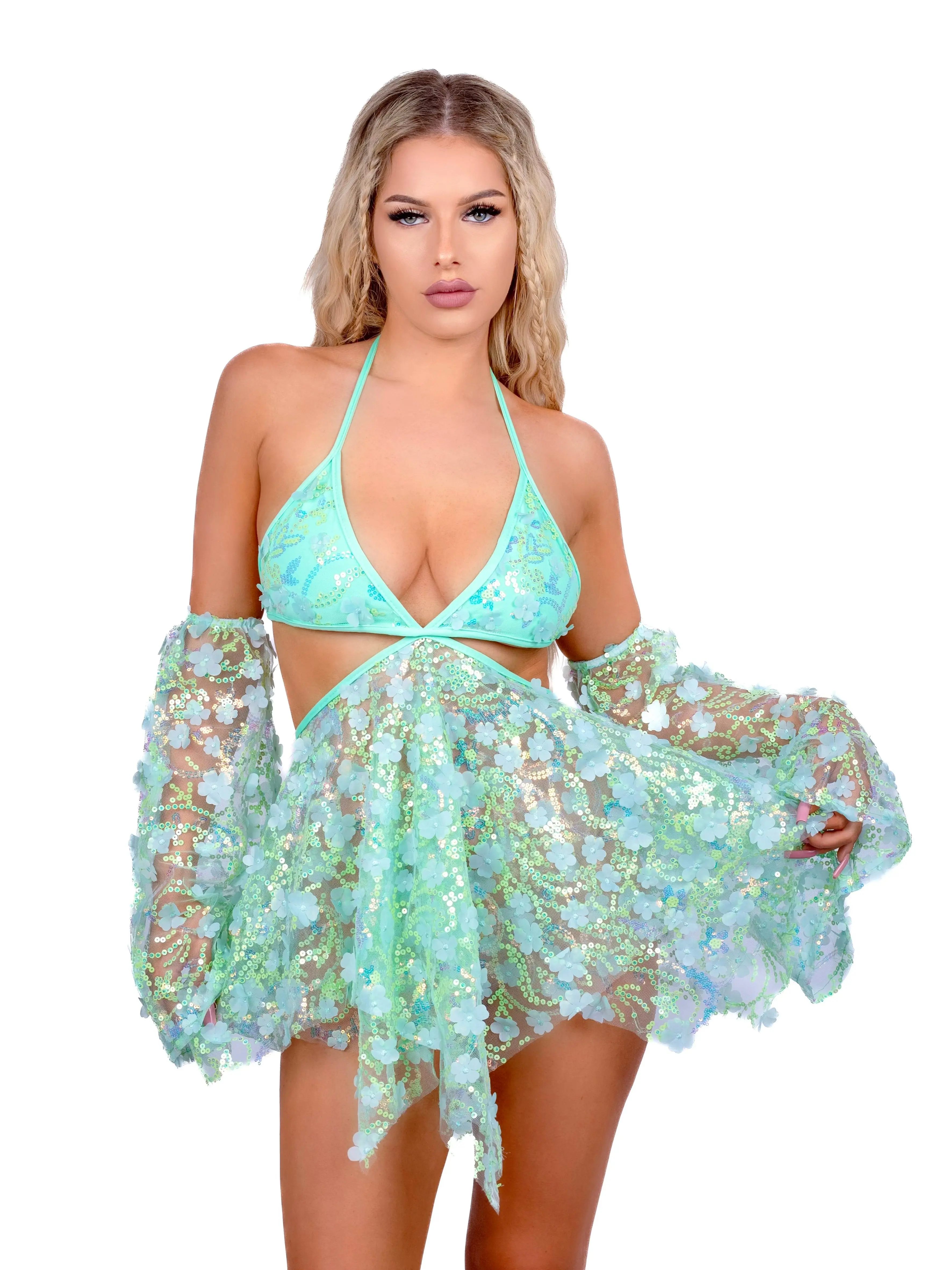 mint fairy dress women Mint Magic Fairy Soirée Midi Dress – Fairy Tong