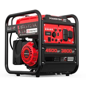 (Ice-Storm-Ready)PowerSmart 4500-Watt Portable Inverter Generator, CO Protect, Hurricane season, Gas Powered, Lightweight and Emergency Backup, Camping, EPA Compliant(DB5041C)