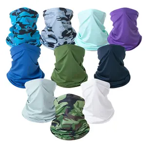 Cross-border summer outdoor riding mask milk silk sunscreen scarf multi-functional magic headscarf neck protective neck cover