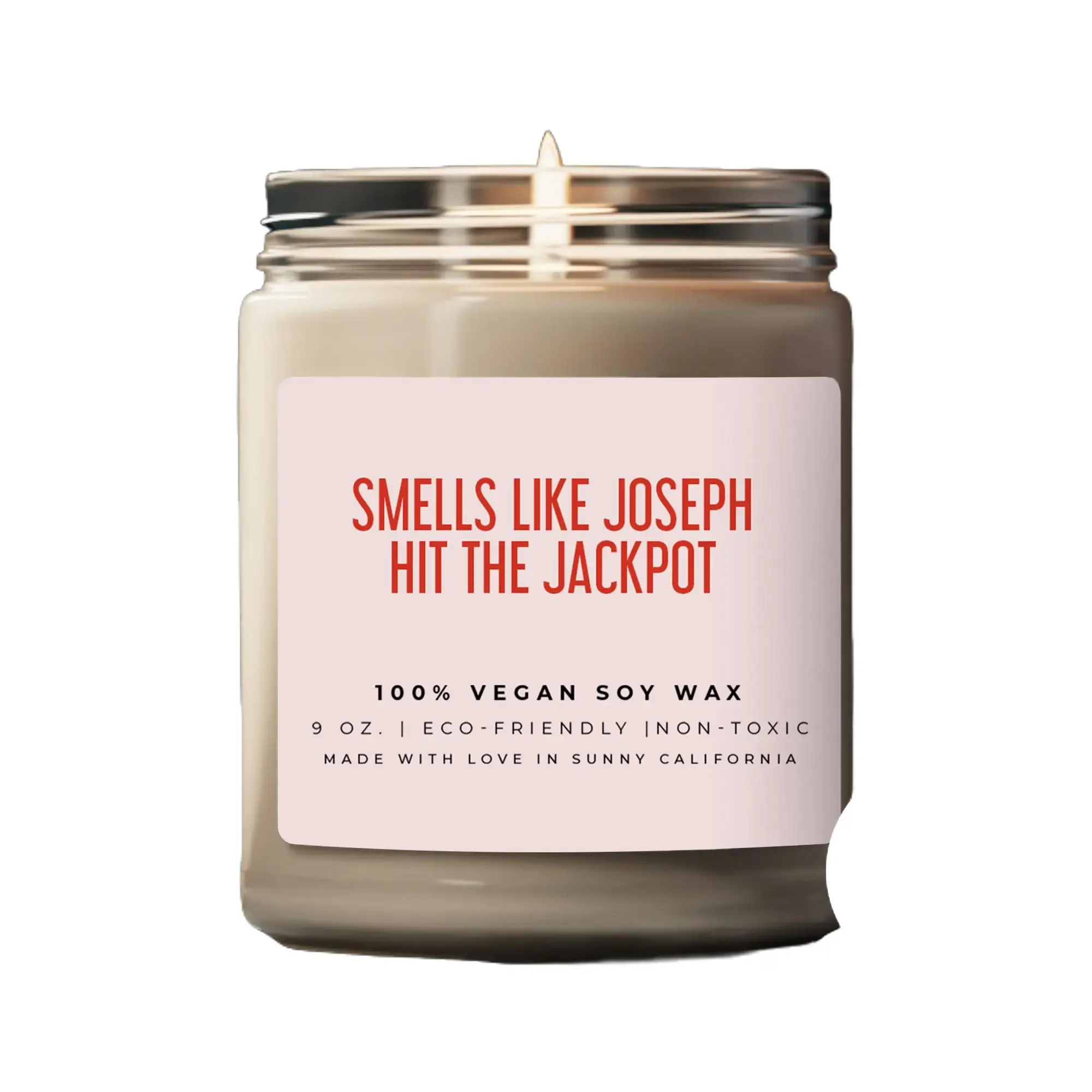 Personalized Engagement Candle, Engagement Party Gift For Couple, Vegan Soy Wax Candle, Upcoming Wedding Candle, (PC-6WED) Decor Glass
