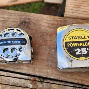 Steelite 25FT Stainless Steel Measuring Tape with Fraction Markings, Portable Retractable Measure Ruler for Household Agricultural Industrial Woodworking, Men & Fathers Gifts 7.5m/25ft