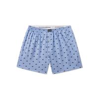 Light Blue with Navy Ducks