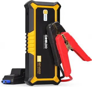 GOOLOO GP4000 4000A Car Jump Starter  Peak Current, SuperSafe 12V Lithium, Portable with USB Quick Charge