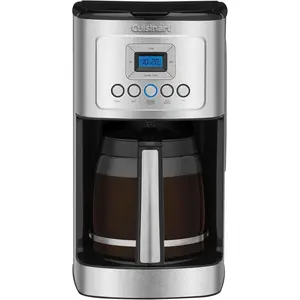 Cuisinart 14-Cup Coffee Maker DCC-3200NAS Programmable PerfecTemp Glass Carafe with 1-4 Cup Setting Brew Strength Control Pause Stainless Steel