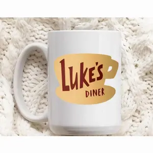 Luke's Coffee Mug, Luke's Diner Mug TV Show Fan Gift Gilmore Girls, Gift for Friends, Colleagues, Boss, Family, Lovers, Christmas Novelty Gift 0 7