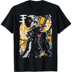 Cotton Graphic Tees Streetwear Gifts  Cyberpunk Y2K Techwear Retro Manga Cool T-Shirt