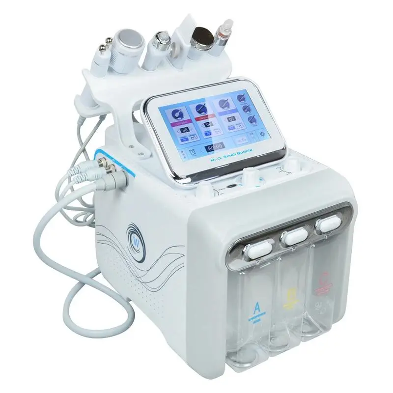 6 in 1 Hydrogen Oxygen  Facial Care Machine Professional  Machine, Face Skin Care Devices for Home Beauty Salon