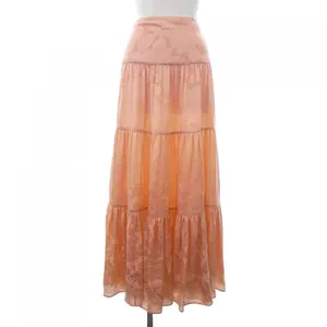 Pre-owned CHANEL Silk Small Leather Goods Skirt
