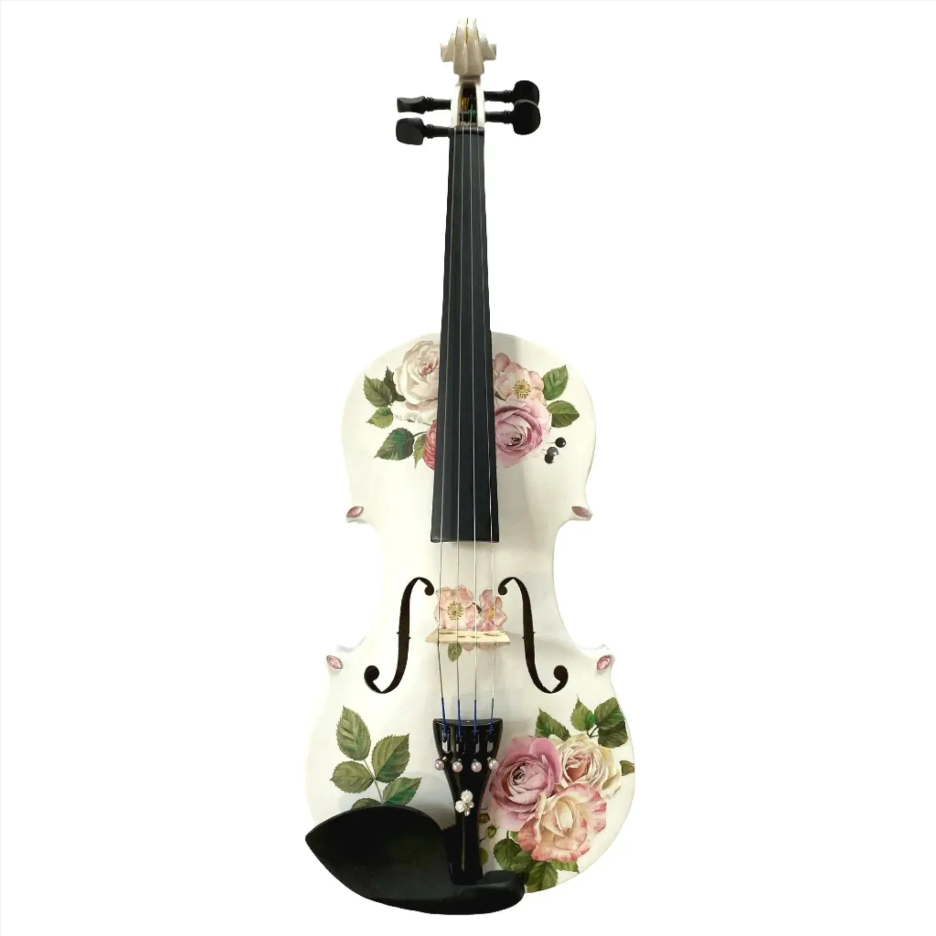 Rose  Violin Outfit | Pearl Fine Tuners & Carbon Fiber Bow