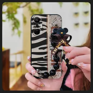 Back Cover Skin-friendly feel Phone Case For infinix X6827/HOT20S/Free Fire/Neon Edition protective case Black pearl pendant Dirt-resistant silicone Waterproof Cartoon Simplicity