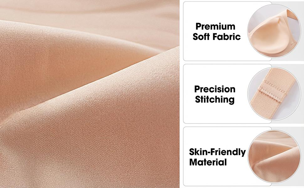 FS-2/4PCS Jelly Wireless Push-Up Bralette – Seamless Deep V, T-Shirt Style, Ultra-Soft, Wire-Free, Adjustable Straps, Breathable Comfort, Everyday, Home, Travel, Gym, Sleep, Layering