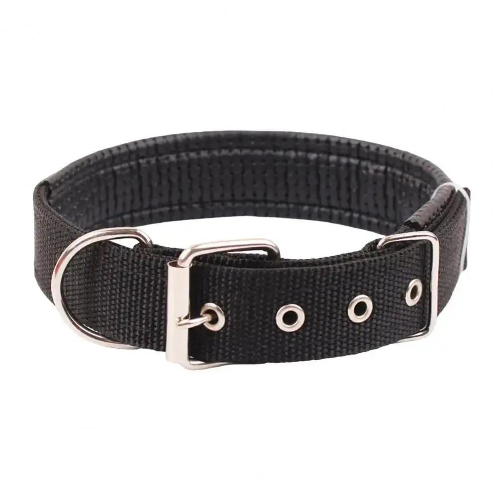 Dog Collars，Nylon，Adjustable Dog Neck Circle，Long-Lasting Pet Neck Strap，With Traction Ring，Teddy Keji Pitbull，Pet Supplies