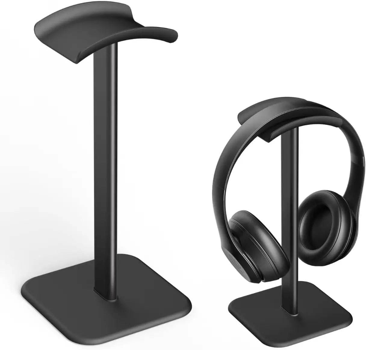 Headphone Stand for Desk - Headset Stand Headphone Holder (Black)
