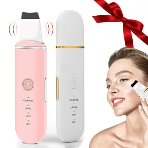 USB Rechargeable Ultrasonic Facial Cleansing Device, High Frequency Vibration Massage Facial Cleanser, Professional Facial Skin Care Tool for Women, Facial Pore Cleaner, Facial Beauty Machine, Facial Cleansing Instrument