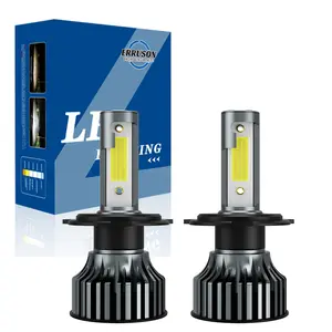 Erruson 9003 H4 LED Headlight Bulb Set for High And Low Beams, 30000LM, 6000K White Light, Without Battery,Plug-and-play, Led Car Lights, Led Headlights Bulbs