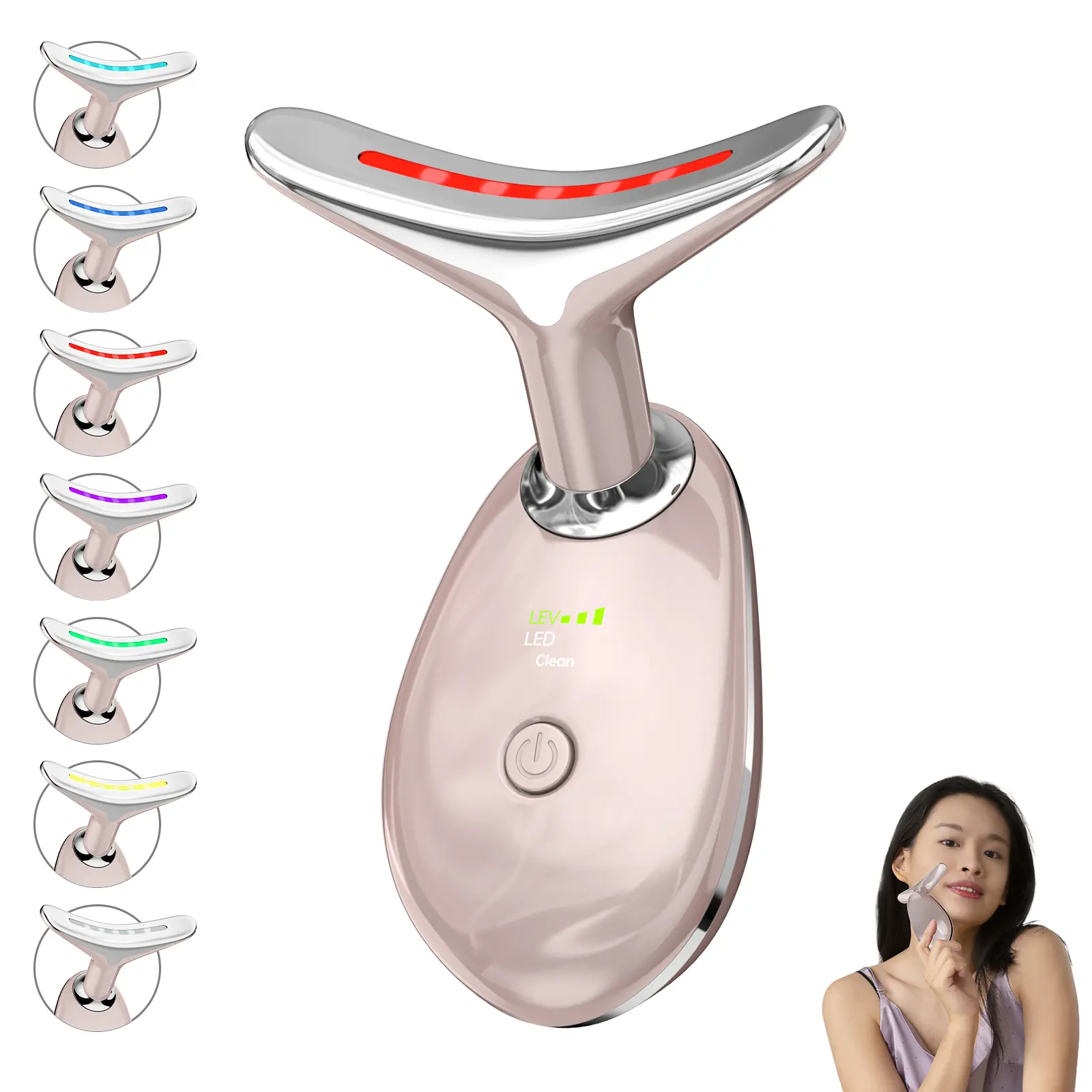 Floverkity Facial Massager Pro, Face culpting Wand with 7 Color, Vibration for Skin Care and Double Chin, Face Sculpting Tool, Face Lifting Device,at-Home Face Tool for Skin Care - TikTok Shop Floverkity Facial Massager Pro, Face culpting Wand with 7 Color, Vibration for Skin Care and Double Chin, Face Sculpting Tool, Face Lifting Device,at-Home Face Tool for Skin Care - TikTok Shop