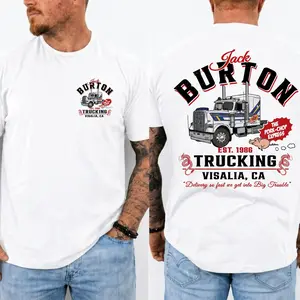 Jack Burton Trucking Shirt, Big Trouble in Little China Tee, Vintage Trucker Graphic T-Shirt, 80s Movie Fan Gift, MADE IN USA