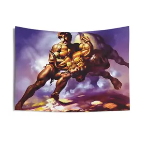 Dodgeball Movie Indoor Wall Tapestry - Bull Horns - Funny - Gift for Men and Women