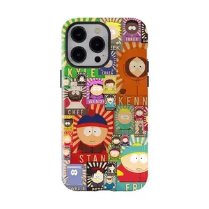 Nostalgic Cartoon Phone Case ,Character Collage Aesthetic Case,For iPhone 17 Pro Max 16 15 14 13 12 11 for Samsung S21 S22 S23 S24 S25 Phone Case,Gift for fans and family,Phone Accessories