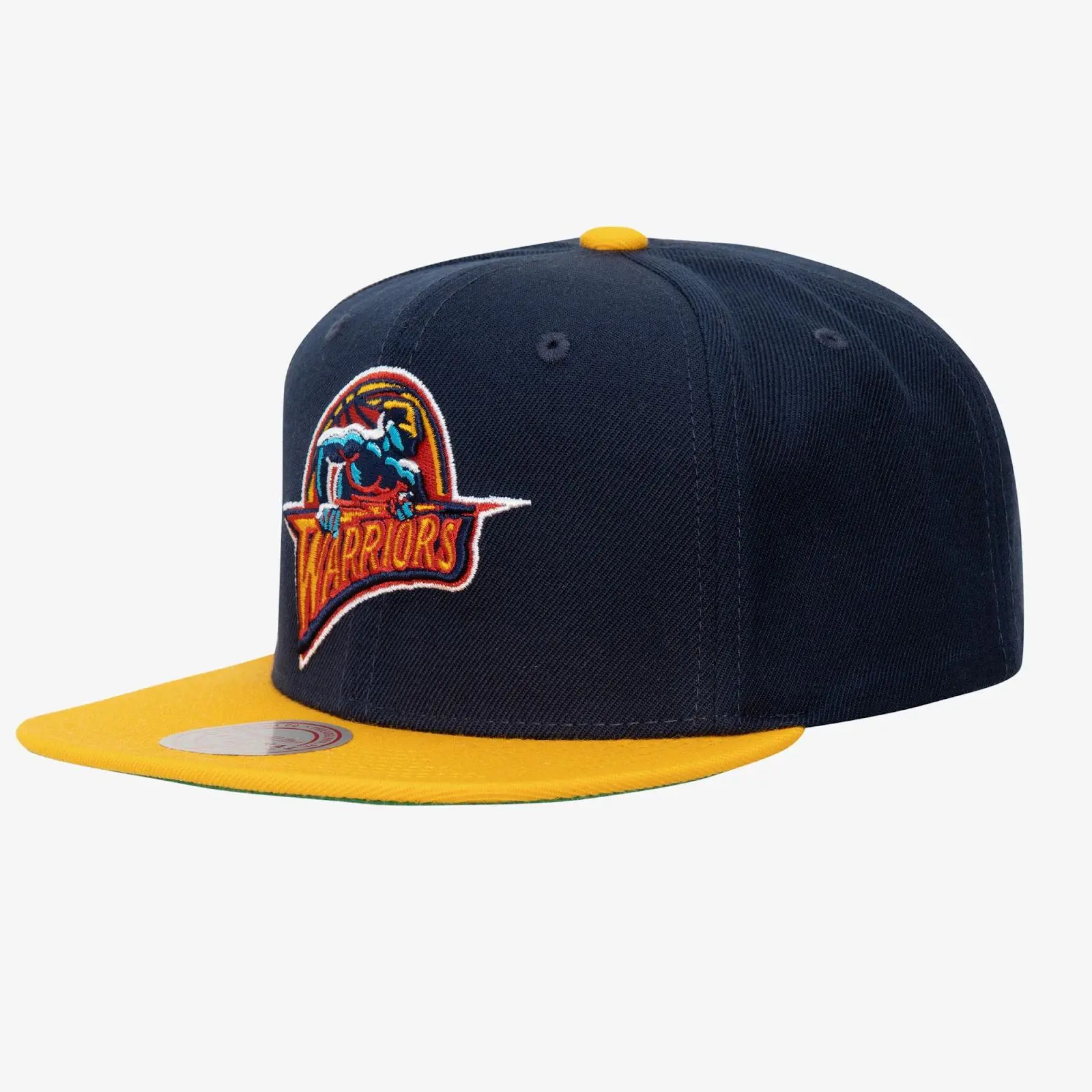 NBA TEAM 2 TONE 2.0 SNAPBACK HWC GOLDEN STATE WARRIORS Throwback Cap Adjustable Fan Gear Mitchell & Ness