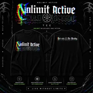 “GRDW” by NOLIMIT ACTIVE. Sleek sportswear, activewear, casual T-Shirt