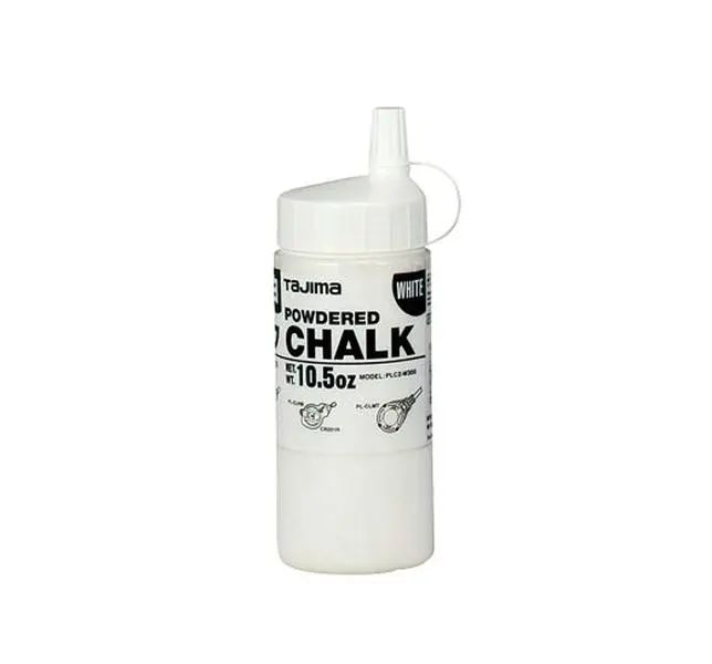 Tajima Tool Micro Chalk, Ultra-Fine Chalk with Easy-Fill Nozzle, 300g/10.5 oz, White PLC2-W300