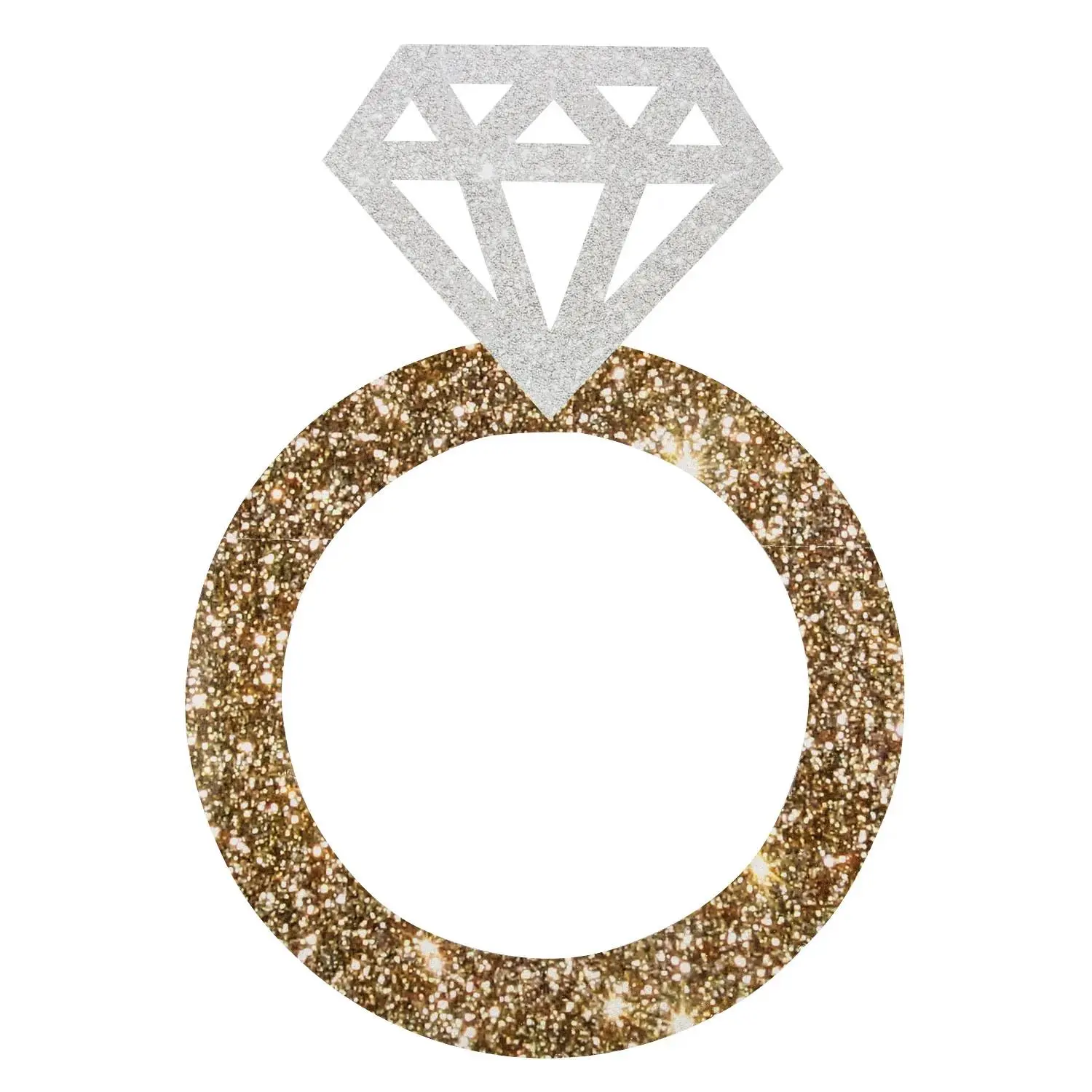 Large Engagement Ring Photo Booth Prop