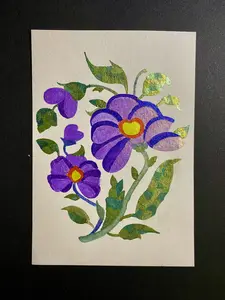 Hand Watercolor Painted Postcards