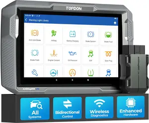 TOPDON Bidirectional Scan Tool, 2023 New ArtiDiag900 Lite Automotive Diagnostic Tool for Full System, Scanner for Car with Active Test, 8 Reset, Wireless OBD2 Scanner Diagnostic Tool for All Vehicles