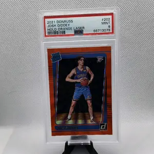 2021-22 Panini Donruss Josh Giddey Holo Orange Laser RC #202 Thunder PSA ⁹