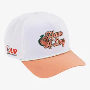 SUPER SALE “Have A Day” Rope Hat – Limited Edition Black Streetwear Golf Cap with Bold Embroidery & Adjustable Snapback