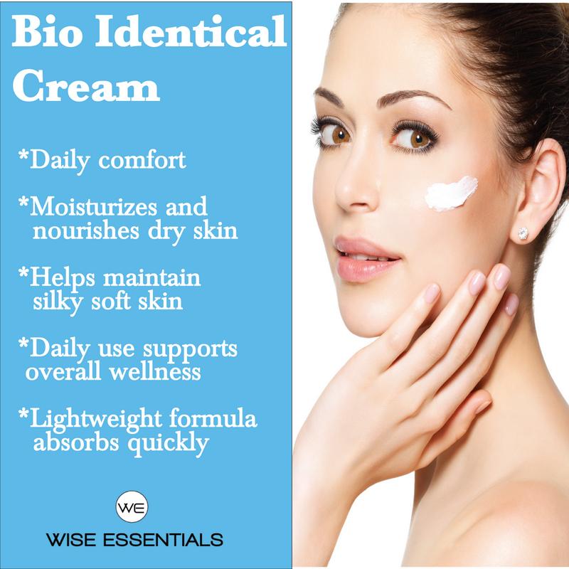 Wise Essentials Wild Yam Progesterone Body Cream with Phytoestrogens 2 oz Fragrance Paraben & Cruelty Free Balance Cream with Chaste Tree Berry