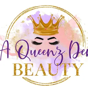 A Queenz Den Beauty shop logo